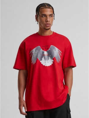 Тениска Sick Eagle Heavy Oversize Tee cityred XXL