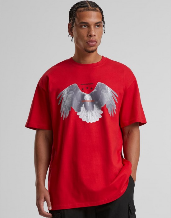 Тениска Sick Eagle Heavy Oversize Tee cityred XXL