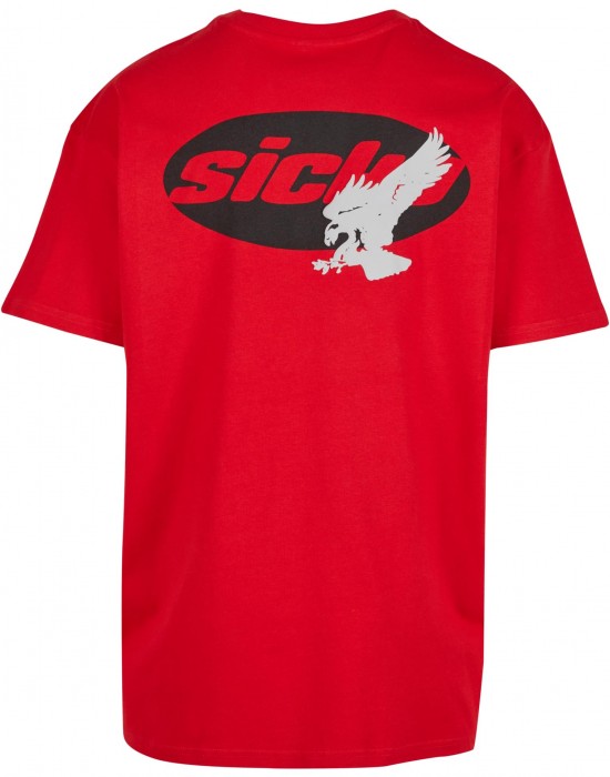 Тениска Sick Eagle Heavy Oversize Tee cityred XXL