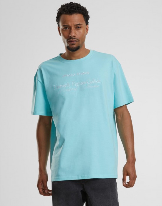 Тениска Heavenly Figures Colide Heavy Oversize Tee berylblue XXL Тениска Heavenly Figures Colide Heavy Oversize Tee berylblue XXL