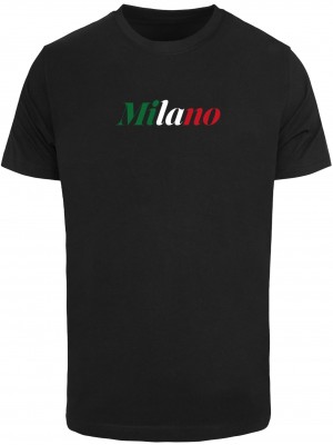 Тениска Milano Flag Tee black XXL
