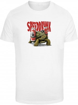 Тениска Speeddrunk Tee white XXL