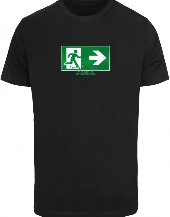 Тениска Skate Exit Tee black XXL
