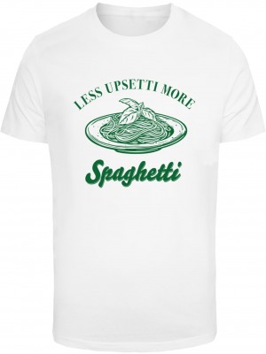 Тениска Upsetti Spaghetti Tee white XXL