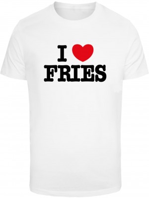 Тениска Love Fries Tee white XXL