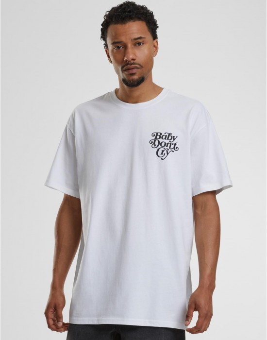Тениска Baby Don?t Cry Oversize Tee white XXL
