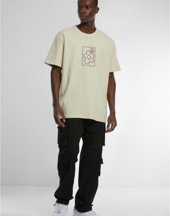 Тениска More Peace Oversize Tee sand XXL