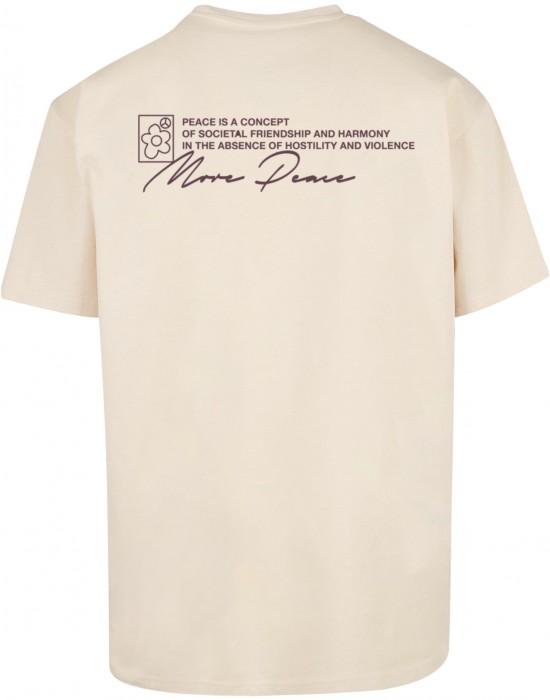 Тениска More Peace Oversize Tee sand XXL