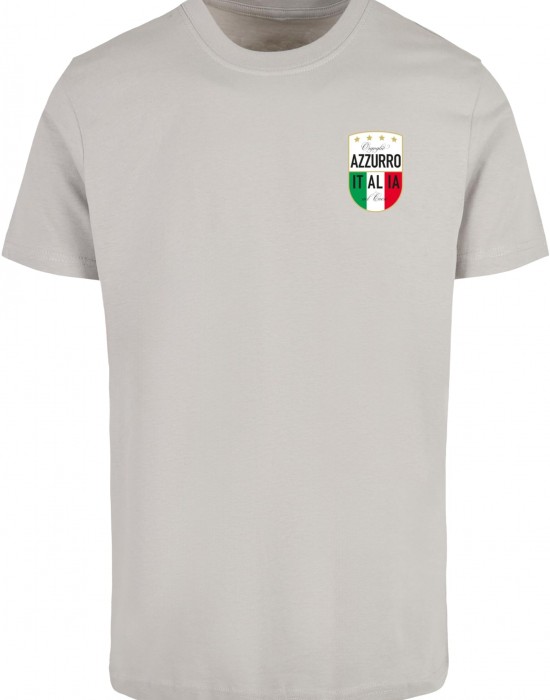 Тениска Azurro Italia Crest Tee lightasphalt XXL