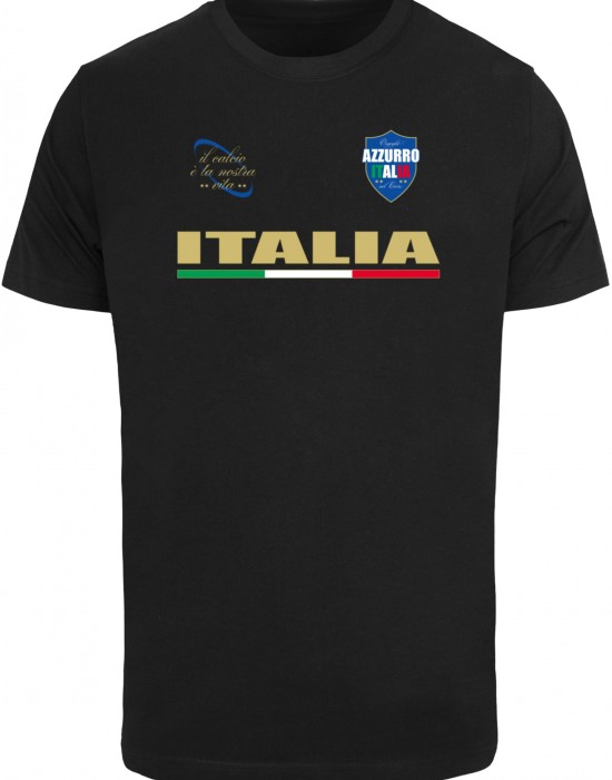 Тениска Italia Trikot Tee black XXL