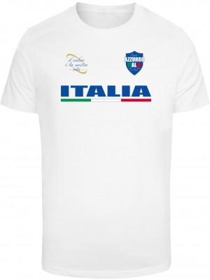 Тениска Italia Trikot Tee white XXL