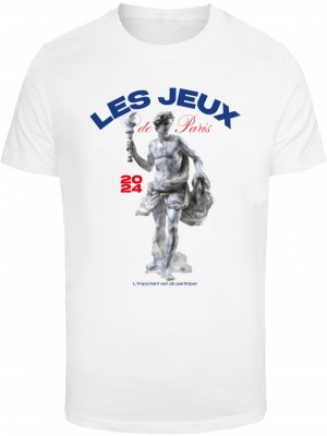 Тениска Les Jeux De Paris Tee white XXL