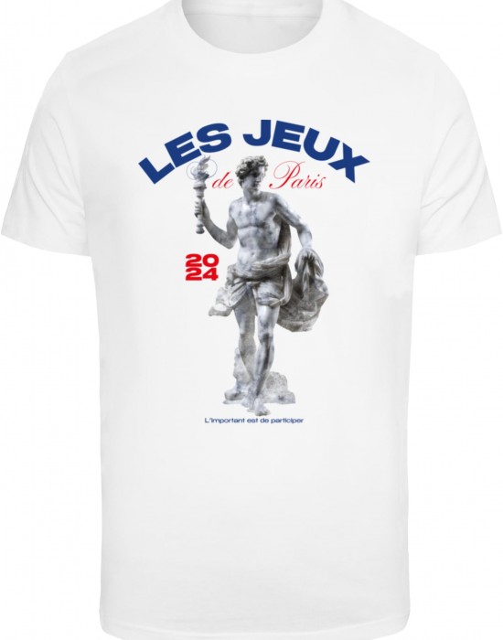 Тениска Les Jeux De Paris Tee white XXL