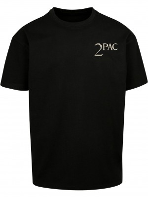 Тениска 2Pac I ain't mad at cha Oversize Tee black XXL