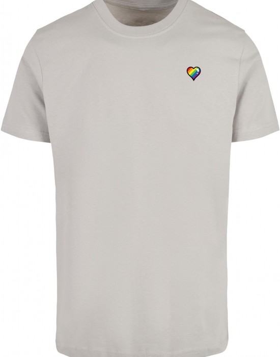 Тениска Glossy Heart Pride Tee lightasphalt XXL Тениска Glossy Heart Pride Tee lightasphalt XXL