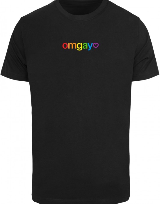 Тениска OMGay Rainbow Pride Tee black XXL Тениска OMGay Rainbow Pride Tee black XXL