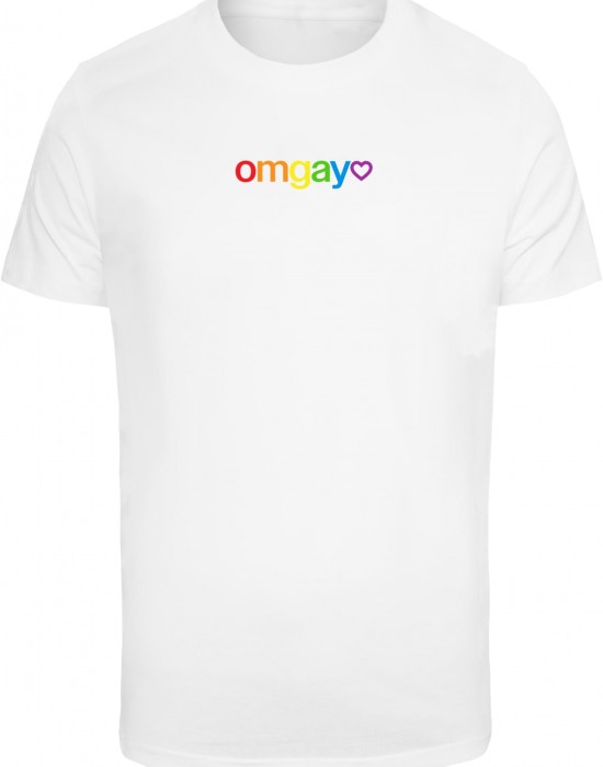 Тениска OMGay Rainbow Pride Tee white XXL Тениска OMGay Rainbow Pride Tee white XXL