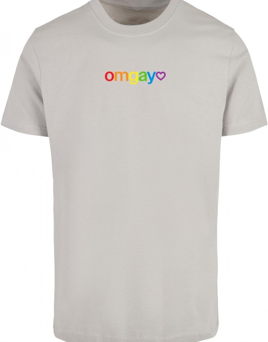 Тениска OMGay Rainbow Pride Tee lightasphalt XXL Тениска OMGay Rainbow Pride Tee lightasphalt XXL