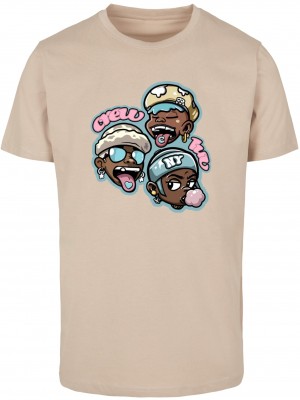 Тениска Crew Luv Tee sand XXL