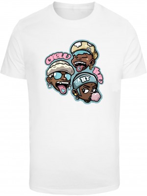 Тениска Crew Luv Tee white XXL