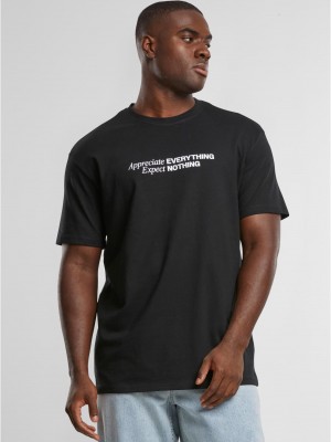 Тениска Appreciate Expect Oversize Tee black XXL
