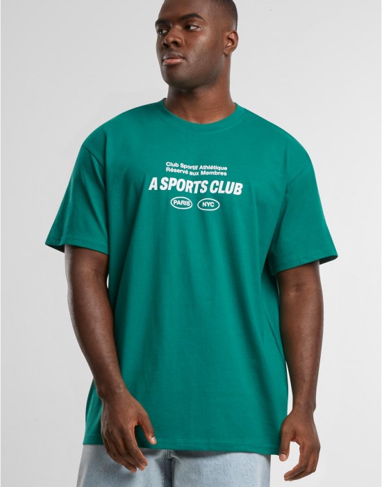 Тениска A Sportsclub Oversize Tee green XXL