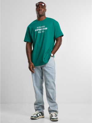 Тениска A Sportsclub Oversize Tee green XXL