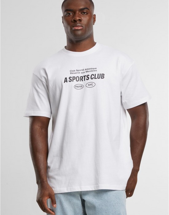 Тениска A Sportsclub Oversize Tee white XXL