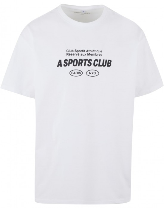 Тениска A Sportsclub Oversize Tee white XXL
