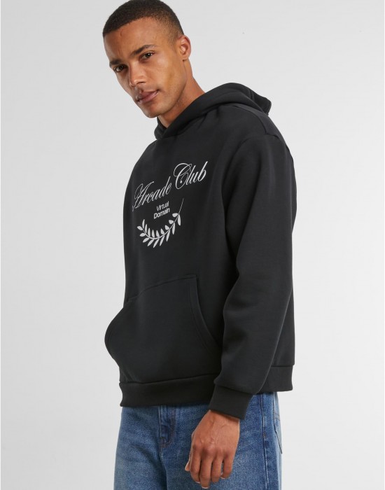 Суичър Arcade Club Fluffy Hoody black XXL