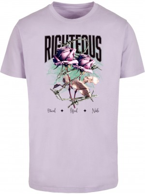 Тениска Righteous Roses Tee lilac XXL