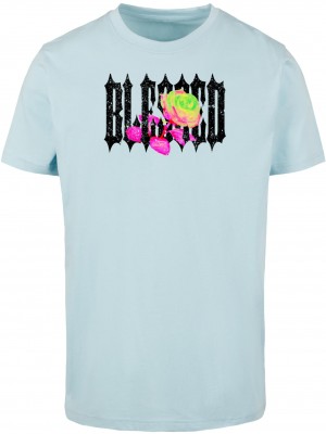 Тениска Blessed Rose Tee ocean blue XXL