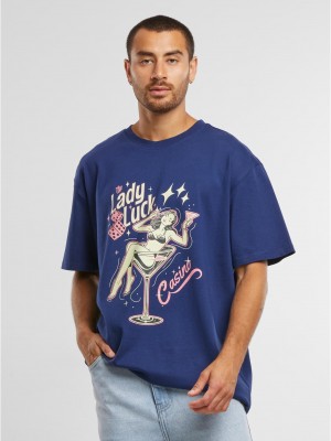 Тениска Lady Luck Oversize Tee darkblue XXL