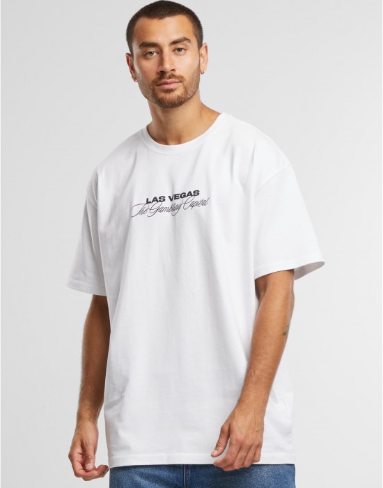Тениска Gambling Capital Oversize Tee white XXL Тениска Gambling Capital Oversize Tee white XXL