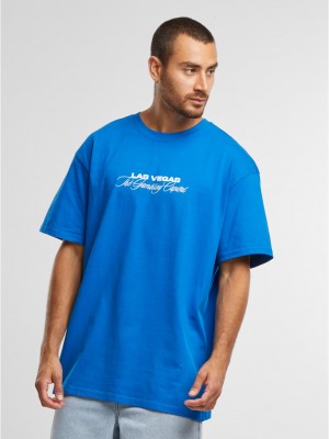 Тениска Gambling Capital Oversize Tee cobalt blue XXL