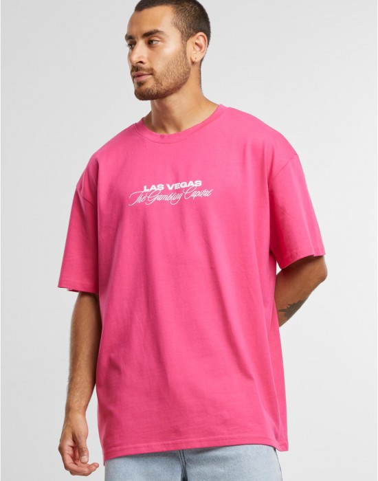 Тениска Gambling Capital Oversize Tee hibiskus pink XXL Тениска Gambling Capital Oversize Tee hibiskus pink XXL
