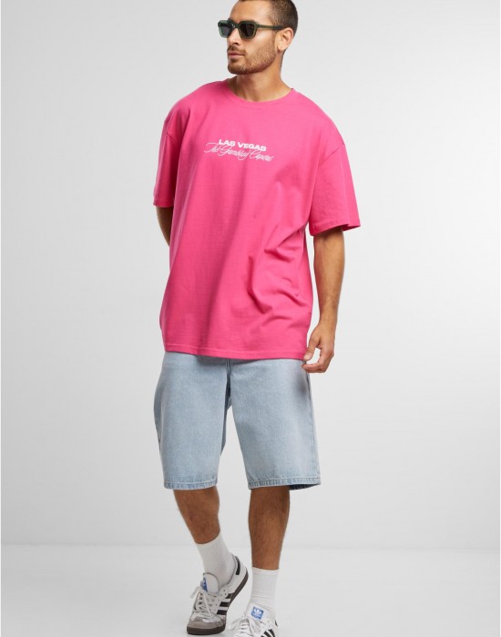 Тениска Gambling Capital Oversize Tee hibiskus pink XXL Тениска Gambling Capital Oversize Tee hibiskus pink XXL