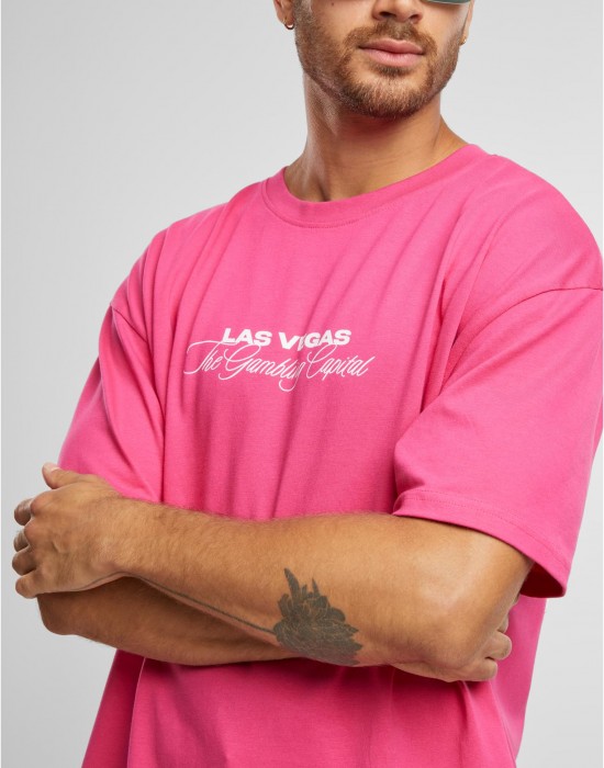 Тениска Gambling Capital Oversize Tee hibiskus pink XXL Тениска Gambling Capital Oversize Tee hibiskus pink XXL