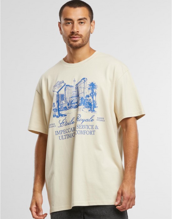 Тениска Etoile Royale Oversize Tee sand XXL Тениска Etoile Royale Oversize Tee sand XXL