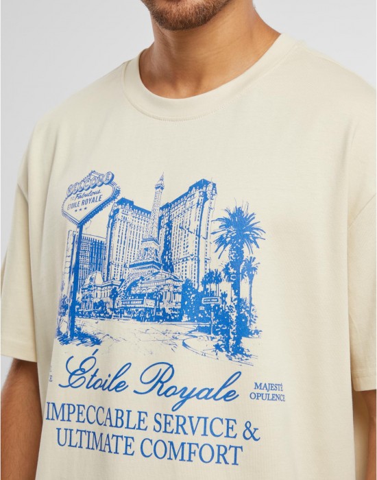 Тениска Etoile Royale Oversize Tee sand XXL Тениска Etoile Royale Oversize Tee sand XXL