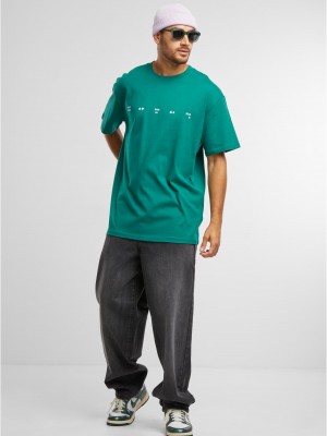 Тениска Highrollers Oversize Tee green XXL