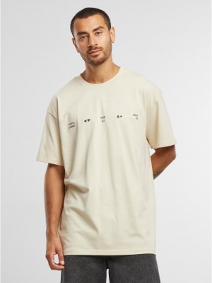 Тениска Highrollers Oversize Tee sand XXL