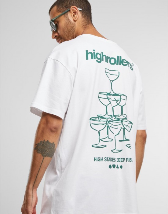 Тениска Highrollers Oversize Tee white XXL Тениска Highrollers Oversize Tee white XXL