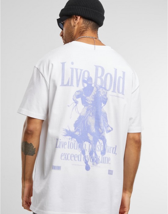 Тениска Live Bold Oversize Tee white XXL Тениска Live Bold Oversize Tee white XXL