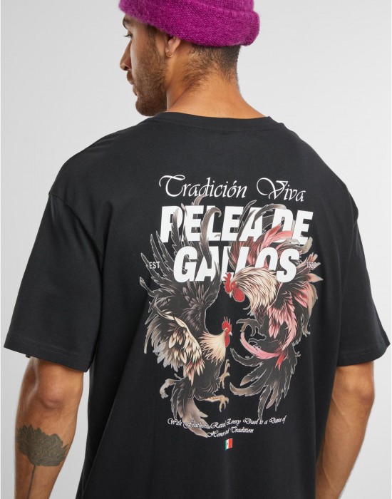 Тениска Pelea De Gallos Oversize Tee black XXL Тениска Pelea De Gallos Oversize Tee black XXL