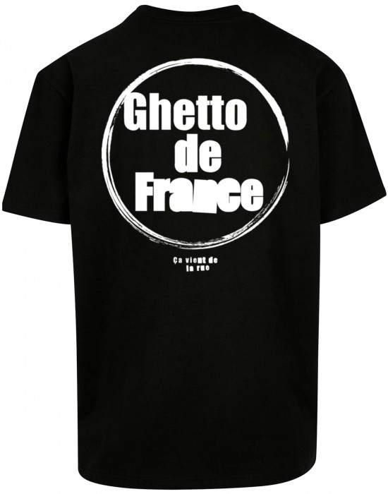 Тениска Ghetto de France Oversize Tee black XXL