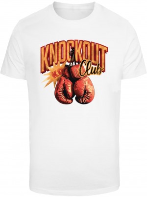Тениска Knockout Club Tee white XXL
