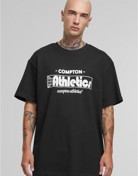 Тениска Compton Athletic Club Oversize Tee black XXL Тениска Compton Athletic Club Oversize Tee black XXL