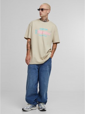 Тениска Compton Athletic Club Oversize Tee sand XXL