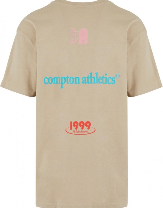 Тениска Compton Athletic Club Oversize Tee sand XXL Тениска Compton Athletic Club Oversize Tee sand XXL